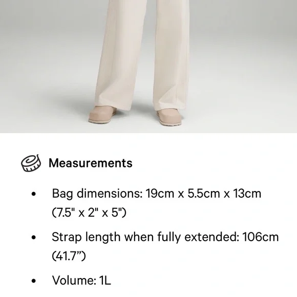 Lululemon | everywhere fleece belt bag | brown earth and gold - Picture 6 of 7